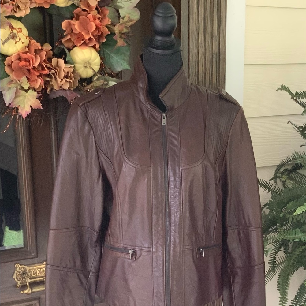 100% leather Excellent Condition Moto Jacket
